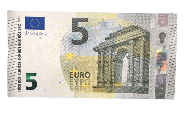 Counterfeit €5 Euro Bills